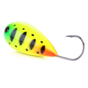 HENGJIA PO036 8 PCS 8cm/13g Big Mouth Single Hook Hitting Water Wave Hard Bait Lure Outdoor Fishing Gear Lure Fishing Bait Fishing Tackle