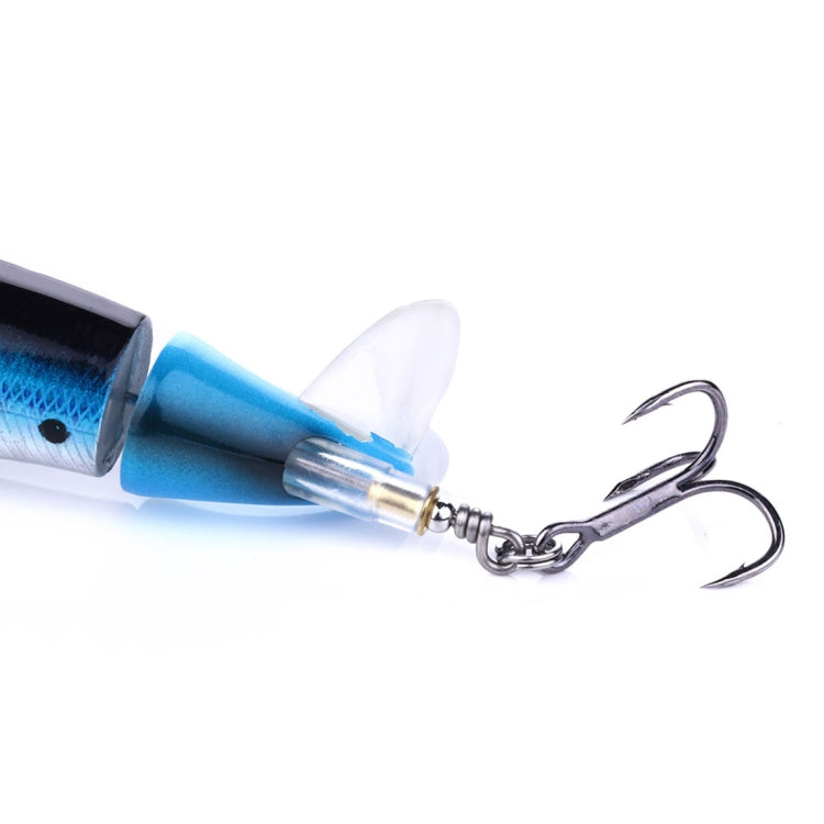 HENGJIA PE018 10cm/13g Propeller Tractor Shaped Hard Baits Fishing Lures Tackle Baits Fit Saltwater and Freshwater (2#)