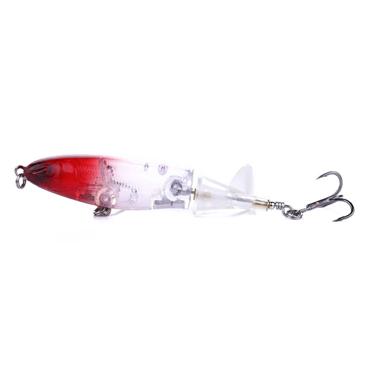 HENGJIA PE018 10cm/13g Propeller Tractor Shaped Hard Baits Fishing Lures Tackle Baits Fit Saltwater and Freshwater (6#)