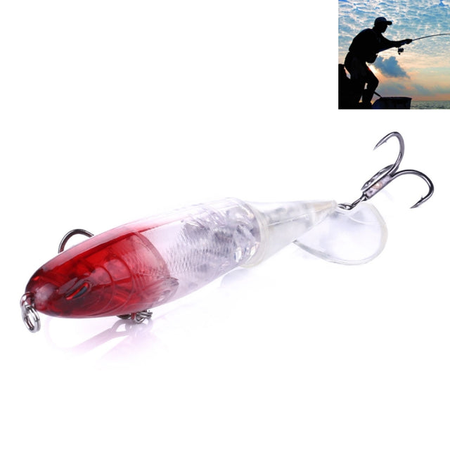 HENGJIA PE018 10cm/13g Propeller Tractor Shaped Hard Baits Fishing Lures Tackle Baits Fit Saltwater and Freshwater (6#)