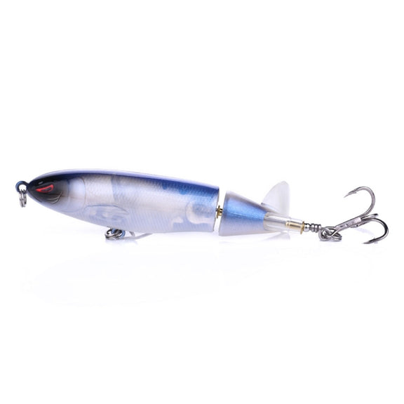 HENGJIA PE018 10cm/13g Propeller Tractor Shaped Hard Baits Fishing Lures Tackle Baits Fit Saltwater and Freshwater (7#)