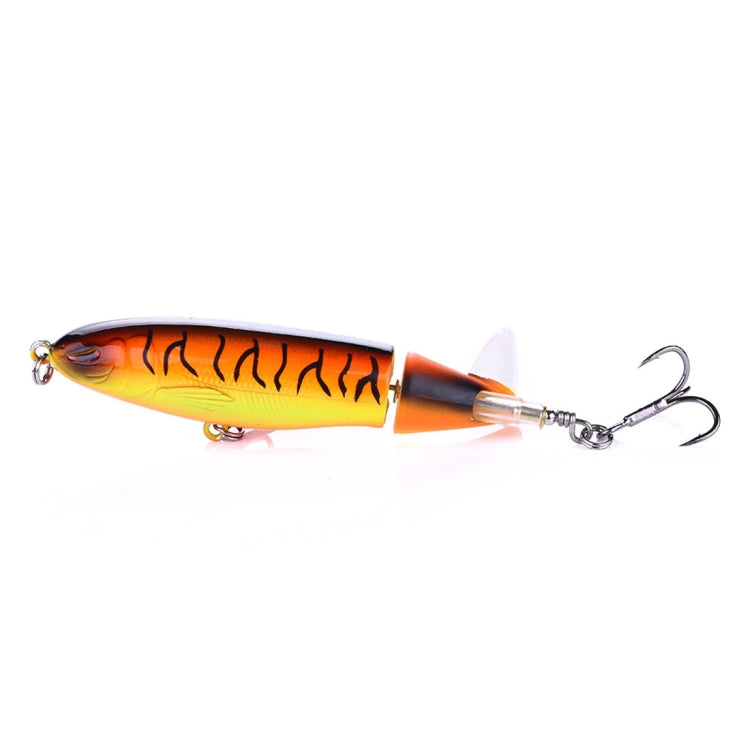 HENGJIA PE018 10cm/13g Propeller Tractor Shaped Hard Baits Fishing Lures Tackle Baits Fit Saltwater and Freshwater (8#)