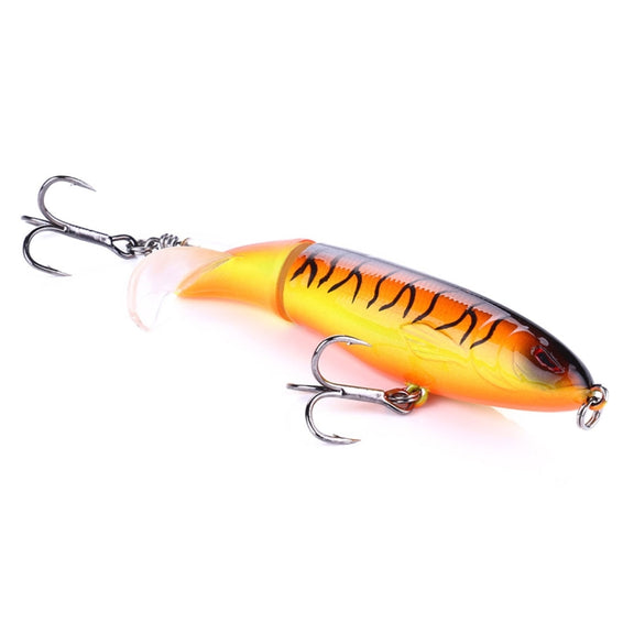 HENGJIA PE018 10cm/13g Propeller Tractor Shaped Hard Baits Fishing Lures Tackle Baits Fit Saltwater and Freshwater (8#)