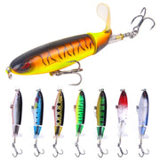 HENGJIA PE018 10cm/13g Propeller Tractor Shaped Hard Baits Fishing Lures Tackle Baits Fit Saltwater and Freshwater (8#)