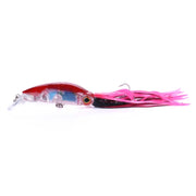 HENGJIA JIZ002 10cm/16.6g Big Octopus Squid Shaped Hard Baits Long Shot Fishing Lures Tackle Baits Fit Sea Fishing and Freshwater Fishing (F)