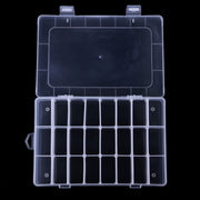 HENGJIA qt022 Twenty Four Grid Water-resistant Multifunction Fishing Tool Gear Storage Transparent Fishing Tackle Box