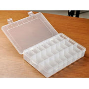 HENGJIA qt022 Twenty Four Grid Water-resistant Multifunction Fishing Tool Gear Storage Transparent Fishing Tackle Box