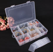 HENGJIA qt022 Twenty Four Grid Water-resistant Multifunction Fishing Tool Gear Storage Transparent Fishing Tackle Box