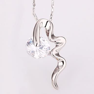 Waves Necklace In White Gold - free shipping - PMC Jewellery - Order now!