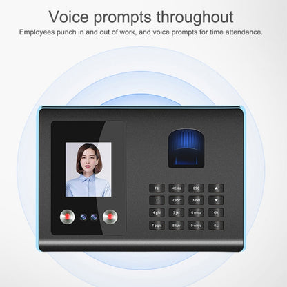 FA01 Face Recognition Fingerprint Time Attendance Machine - Attendance System by PMC Jewellery | Online Shopping South Africa | PMC Jewellery | Buy Now Pay Later Mobicred