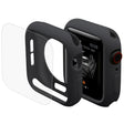 ENKAY Hat-Prince 2 in 1 TPU Semi-clad Protective Shell + 3D Full Screen PET Curved Heat Bending HD Screen Protector for Apple Watch Series 5 & 4 44mm(Black) - Watch Cases by ENKAY | Online Shopping South Africa | PMC TechLife | Buy Now Pay Later Mobicred