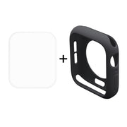 ENKAY Hat-Prince 2 in 1 TPU Semi-clad Protective Shell + 3D Full Screen PET Curved Heat Bending HD Screen Protector for Apple Watch Series 5 & 4 44mm(Black)