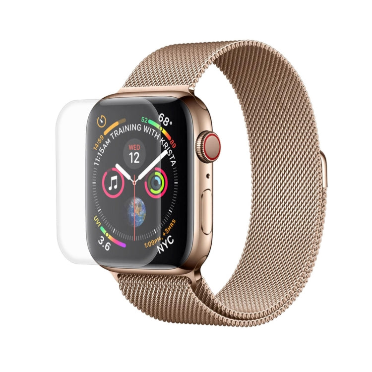 2 PCS ENKAY Hat-Prince 3D Full Screen PET + 3D Full Screen Electroplating PET Curved Heat Bending HD Screen Protector for Apple Watch Series 4 44mm - Watch Cases by ENKAY | Online Shopping South Africa | PMC TechLife | Buy Now Pay Later Mobicred