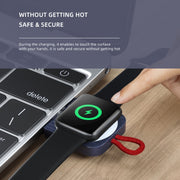 ROCK W26 Portable Magnetic Wireless Charger for Apple Watch(Blue)