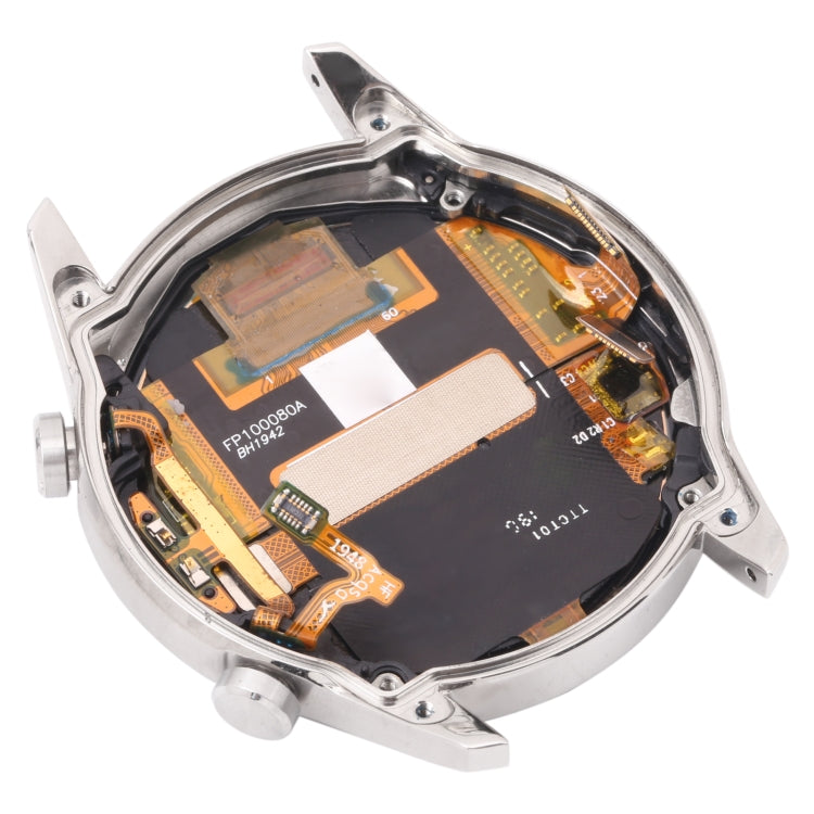 LCD Screen and Digitizer Full Assembly With Frame for Huawei Watch GT 2 46mm(Silver)