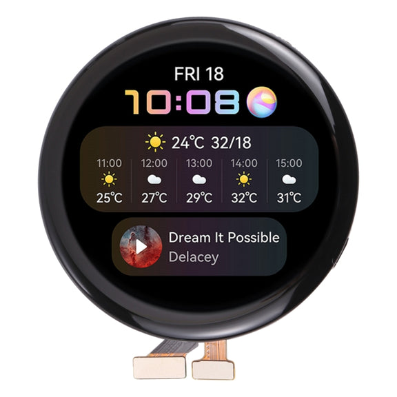 Original LCD Screen and Digitizer Full Assembly for Huawei Watch 3