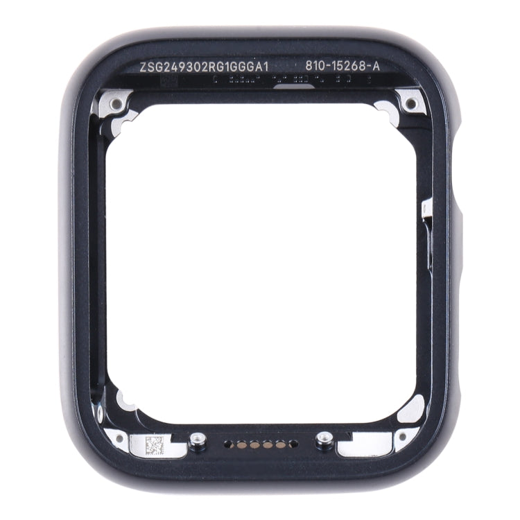 For Apple Watch Series SE 2022 40mm Stainless Steel Middle Frame Bezel Plate (Black)