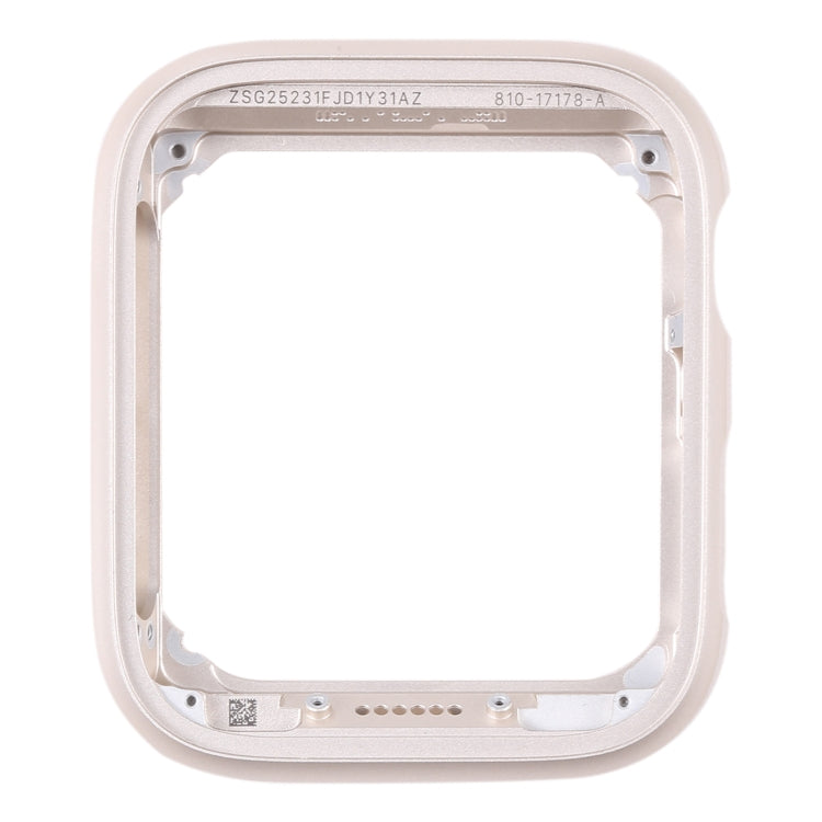 For Apple Watch Series SE 2022 44mm Stainless Steel Middle Frame Bezel Plate (Gold) -  by PMC TechLife | Online Shopping South Africa | PMC TechLife