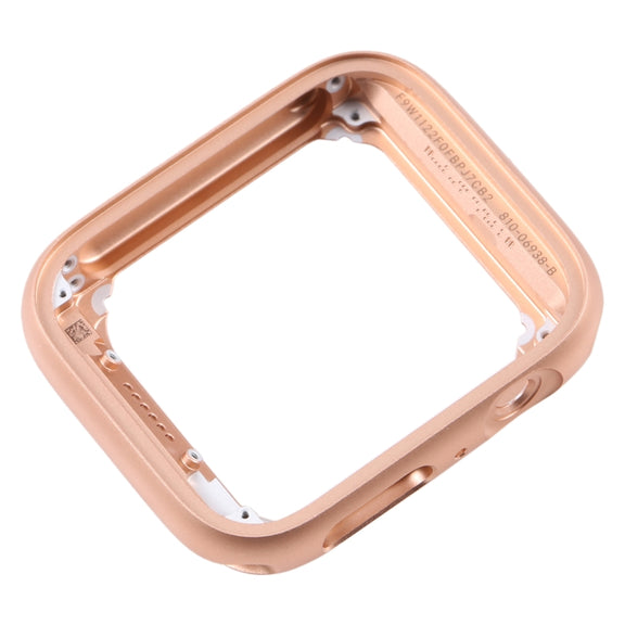 For Apple Watch Series SE 2022 44mm Aluminum Alloy Middle Frame Bezel Plate(Rose Gold)