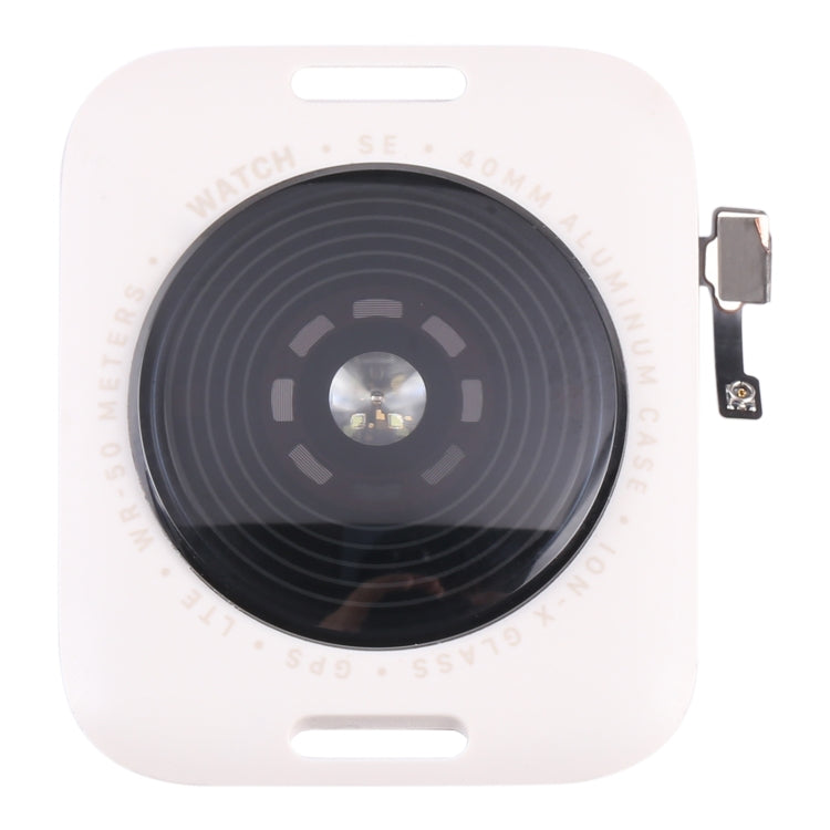 Glass Back Cover With Wireless Charging Coil For Apple Watch Series SE 2022 40mm LTE Edition (Starlight)