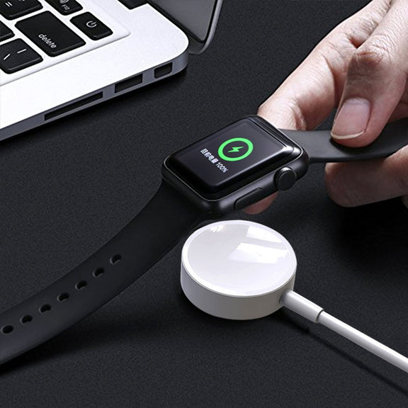 1m Magnetic Wireless Charger for Apple Watch Series Ultra & 10 / 9 / 8 / 7 / 6 / 5 / 4 / 3 / 2(White)