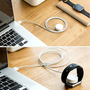 1m Magnetic Wireless Charger for Apple Watch Series Ultra & 10 / 9 / 8 / 7 / 6 / 5 / 4 / 3 / 2(White)