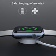 1m Magnetic Wireless Charger for Apple Watch Series Ultra & 10 / 9 / 8 / 7 / 6 / 5 / 4 / 3 / 2(White)