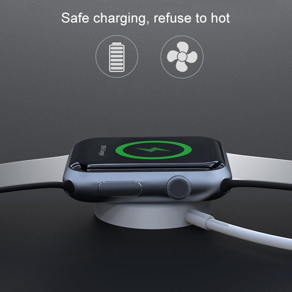 1m Magnetic Wireless Charger for Apple Watch Series Ultra & 10 / 9 / 8 / 7 / 6 / 5 / 4 / 3 / 2(White)