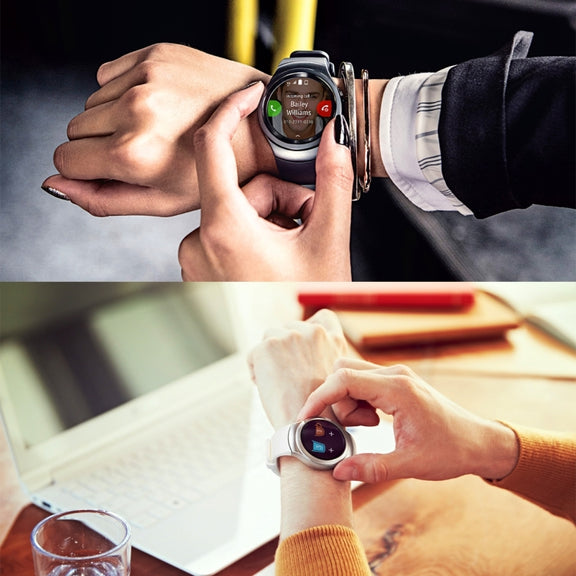 For Samsung Gear S2 Sport / Gear S2 Watch Solid Color Silicone Watchband(White)