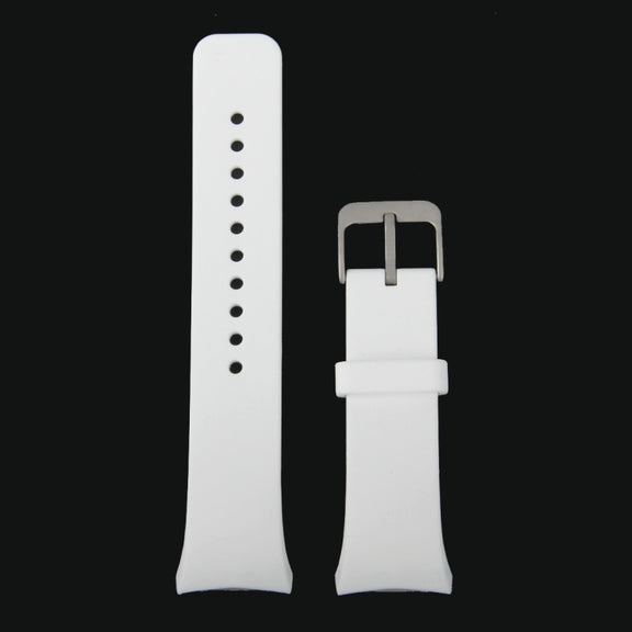 For Samsung Gear S2 Sport / Gear S2 Watch Solid Color Silicone Watchband(White)