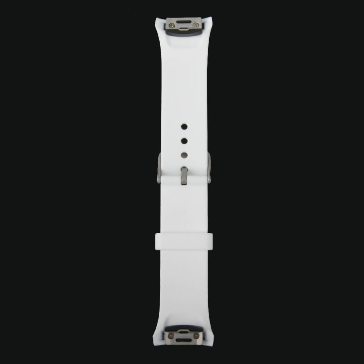 For Samsung Gear S2 Sport / Gear S2 Watch Solid Color Silicone Watchband(White)