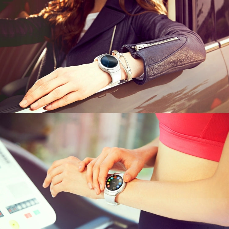 For Samsung Gear S2 Sport / Gear S2 Watch Solid Color Silicone Watchband(White)