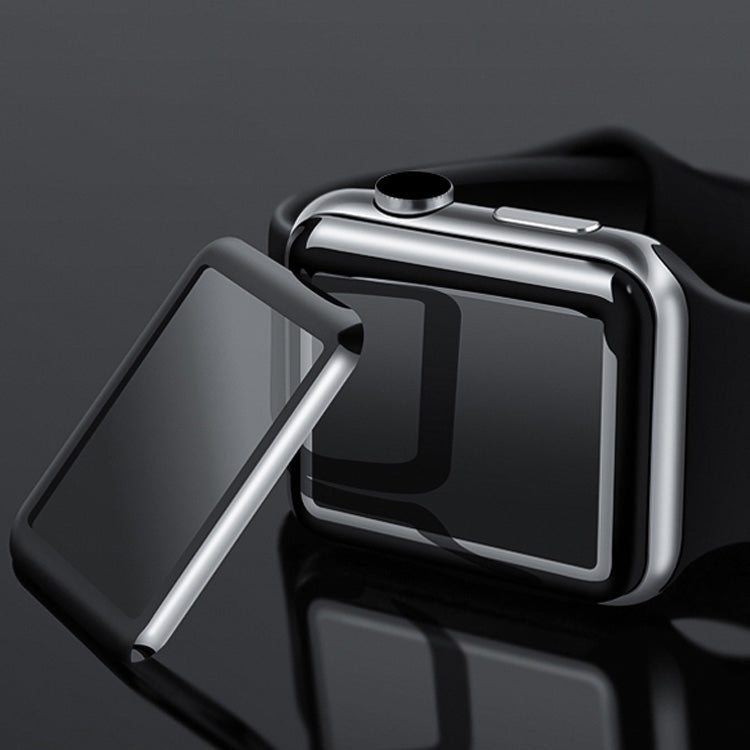 mocolo 0.33mm 9H 3D Round Edge Tempered Glass Film for Apple Watch Series 5 / 4 40mm(Black) - Watch Cases by mocolo | Online Shopping South Africa | PMC TechLife | Buy Now Pay Later Mobicred