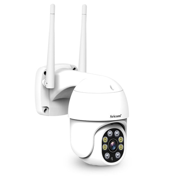 Sricam SP028 1080P HD Outdoor PTZ Camera, Support Two Way Audio / Motion Detection / Humanoid Detection / Color Night Vision / TF Card, AU Plug