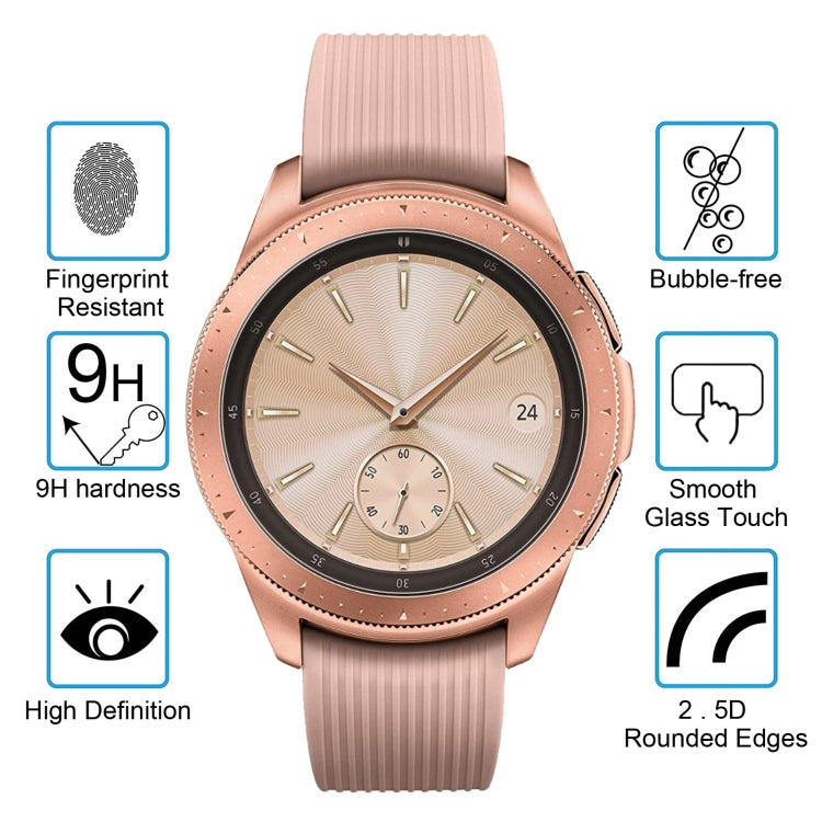ENKAY Hat-Prince 0.2mm 9H 2.15D Curved Edge Tempered Glass Film for Galaxy Watch 42mm - free shipping - PMC Jewellery - Order now!