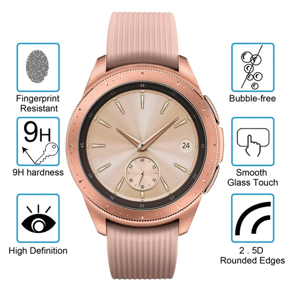 ENKAY Hat-Prince 0.2mm 9H 2.15D Curved Edge Tempered Glass Film for Galaxy Watch 42mm