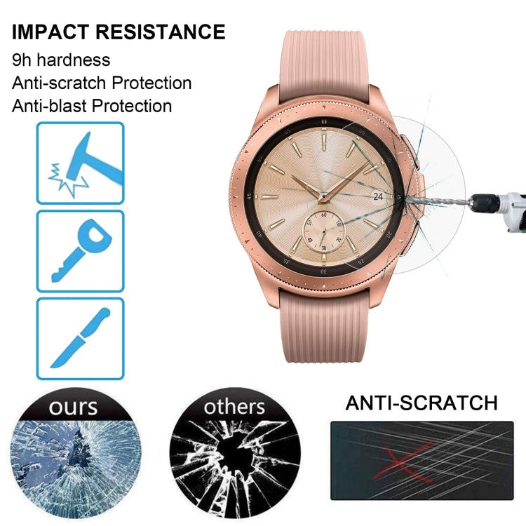 ENKAY Hat-Prince 0.2mm 9H 2.15D Curved Edge Tempered Glass Film for Galaxy Watch 42mm - free shipping - PMC Jewellery - Order now!