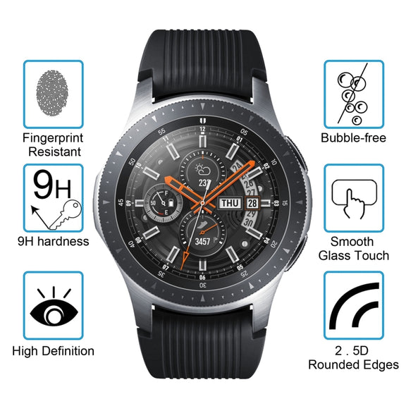 ENKAY Hat-Prince 0.2mm 9H 2.15D Curved Edge Tempered Glass Film for Galaxy Watch 46mm