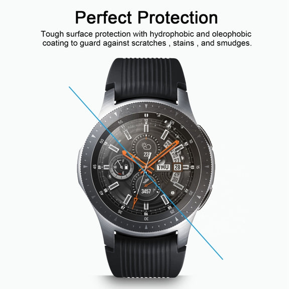 ENKAY Hat-Prince 0.2mm 9H 2.15D Curved Edge Tempered Glass Film for Galaxy Watch 46mm