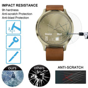 2 PCS ENKAY Hat-Prince for Garmin Vivomove HR Smart Watch 0.2mm 9H Surface Hardness 2.15D Explosion-proof Tempered Glass Screen Film