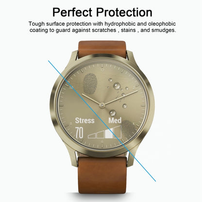2 PCS ENKAY Hat-Prince for Garmin Vivomove HR Smart Watch 0.2mm 9H Surface Hardness 2.15D Explosion-proof Tempered Glass Screen Film - Screen Protector by ENKAY | Online Shopping South Africa | PMC Jewellery | Buy Now Pay Later Mobicred