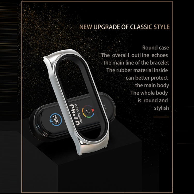 Mijobs Milan CS Screwless Buckle Metal Watch Band Case for Xiaomi Mi Band 3 & 4 & 5 & 6, Host not Included(Gold) - Watch Bands by MIJOBS | Online Shopping South Africa | PMC TechLife | Buy Now Pay Later Mobicred