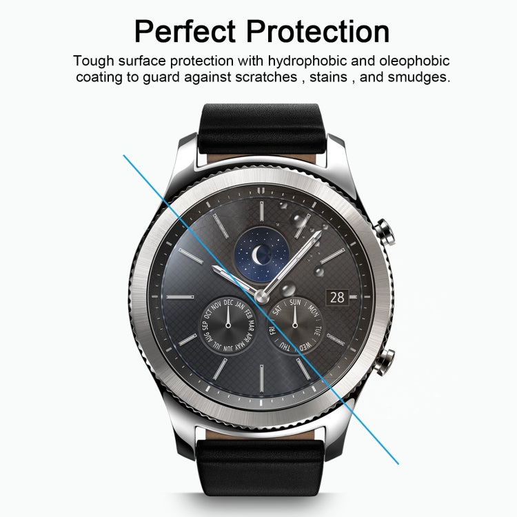 ENKAY Hat-Prince for Samsung Gear S3 Smart Watch 0.2mm 9H Surface Hardness 2.15D Explosion-proof Tempered Glass Screen Film - Screen Protector by ENKAY | Online Shopping South Africa | PMC Jewellery | Buy Now Pay Later Mobicred