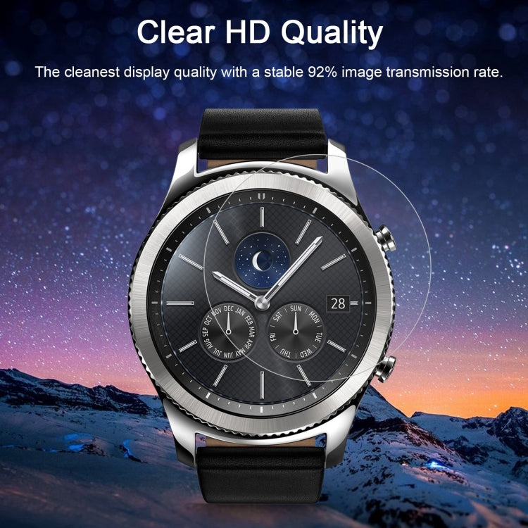 ENKAY Hat-Prince for Samsung Gear S3 Smart Watch 0.2mm 9H Surface Hardness 2.15D Explosion-proof Tempered Glass Screen Film - Screen Protector by ENKAY | Online Shopping South Africa | PMC Jewellery | Buy Now Pay Later Mobicred