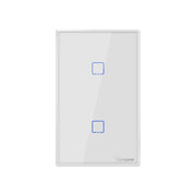 Sonoff T2 Touch 120mm Tempered Glass Panel Wall Switch Smart Home Light Touch Switch, Compatible with Alexa and Google Home, AC 100V-240V, US Plug