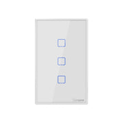 Sonoff T2 Touch 120mm Tempered Glass Panel Wall Switch Smart Home Light Touch Switch, Compatible with Alexa and Google Home, AC 100V-240V, US Plug