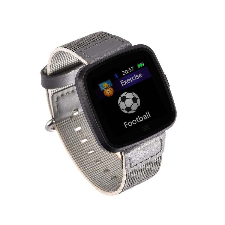 DTNO.1 G12 1.3 inches OLED Color Screen Smart Bracelet IP67 Waterproof, Nylon Watchband, Support Call Reminder /Heart Rate Monitoring /Sedentary Reminder /Multi-sport Mode(Black) - free shipping - PMC Jewellery - Order now!