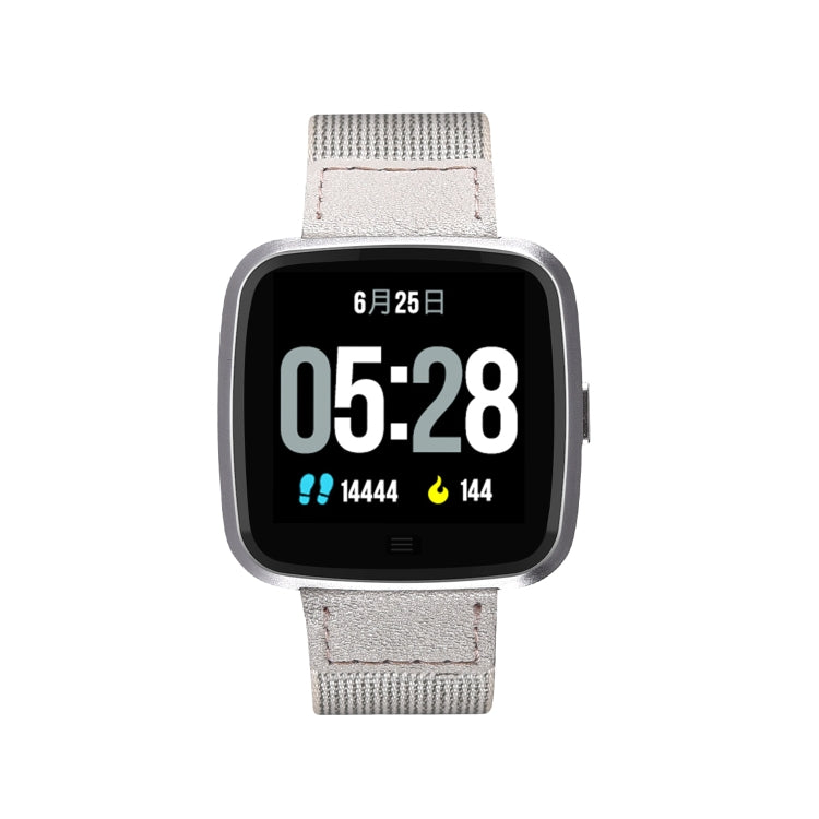 DTNO.1 G12 1.3 inches OLED Color Screen Smart Bracelet IP67 Waterproof, Nylon Watchband, Support Call Reminder /Heart Rate Monitoring /Sedentary Reminder /Multi-sport Mode(Grey) - free shipping - PMC TechLife - Order now!