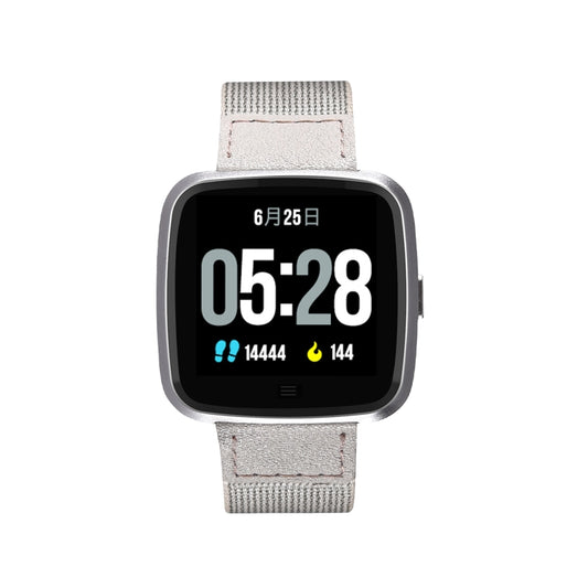 DTNO.1 G12 1.3 inches OLED Color Screen Smart Bracelet IP67 Waterproof, Nylon Watchband, Support Call Reminder /Heart Rate Monitoring /Sedentary Reminder /Multi-sport Mode(Grey) - free shipping - PMC Jewellery - Order now!