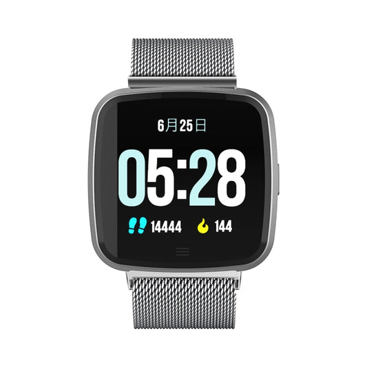 DTNO.1 G12 1.3 inches OLED Color Screen Smart Bracelet IP67 Waterproof, Steel Watchband, Support Call Reminder /Heart Rate Monitoring /Sedentary Reminder /Multi-sport Mode(Silver) - free shipping - PMC Jewellery - Order now!